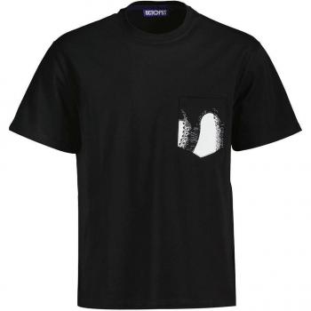 Octopus Black Pocket Short Sleeve Shirt