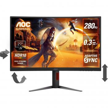 AOC 27” Curved HD Gaming Monitor 280 Hz/240 Hz
