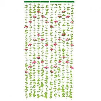 Bande adhésive verte & rose Wenko : rideau de porte 90x190 cm, protection insectes