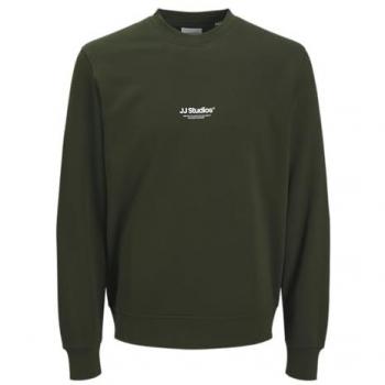 JJESOHO PlusSize Crew Neck Herren-Sweatshirt in 5XL – buntes Duftel Bag‑Design
