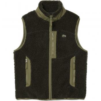 Gilet Lacoste T-Shirt Verde Cachi L