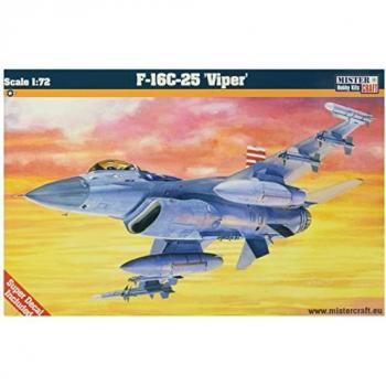 Modèle 1:72 du F‑16C‑25 Viper Mistercraft