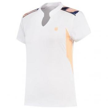 K‑Swiss Damen T-Shirt Hypercourt Advantage 3 Weiß, XS
