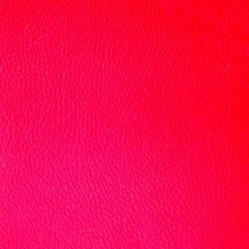 Red Faux Leather Storage Seat