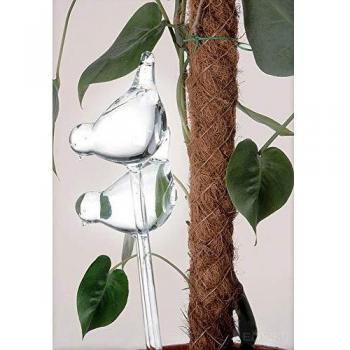 Set di irrigatori da giardino in vetro con cono di argilla