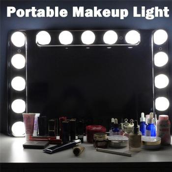 Touch Control Portable LED Vanity Mirror Light with 3/5 Bulbs