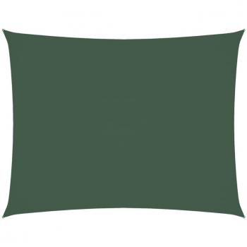Ecran de Terrasse Vidaxl – Voile d'Ombrage Vert Foncé 2x3,5 m