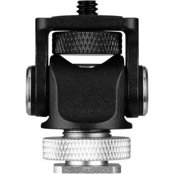 Adjustable Camera Cold Shoe Holder with 1/4'' Screw