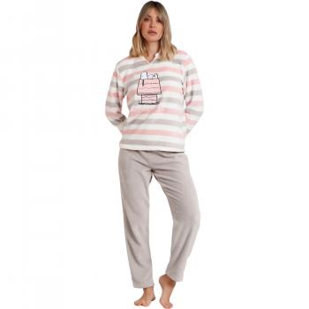 Pigiama notturno lungo donna Peanuts Snoopy & Friends