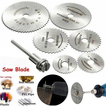 6/7pcs Mini Cutting Disc Set for Circular Saws