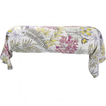 Copridivano cilindrico ANAÏS in satin di cotone multicolore 140x43 cm