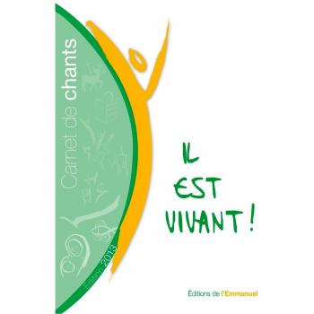 Carnet de chants il est vivant Grand format