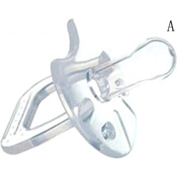Chupete Infantil de Silicona Transparente