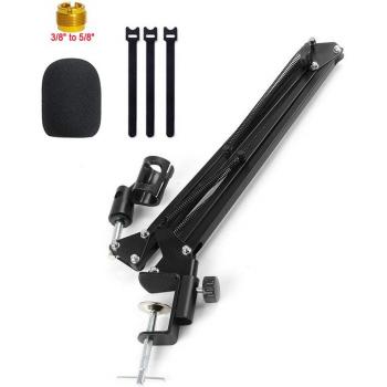 NB-35 Desk Microphone Boom Arm Stand for Blue Yeti and Blue Snowball iCE