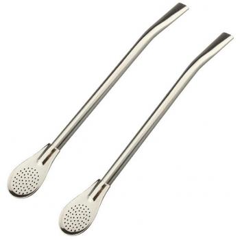 AmgateEu Kupfer‑Freier Yerba‑Mate‑Filter (2‑teiliger Satz)