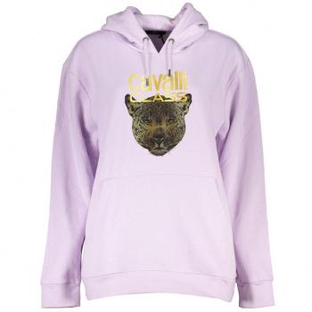 Cavalli Class Purple Long Sleeve Hoodie