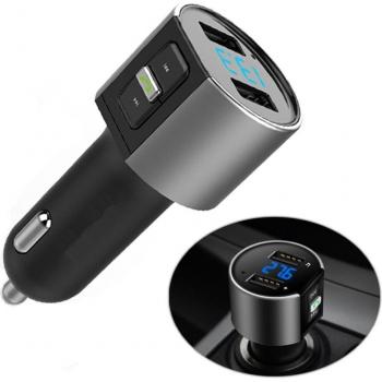 Adaptador Bluetooth C26S para Coche con Reproductor MP3