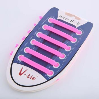 Corbatas elásticas de silicona para calzado unisex
