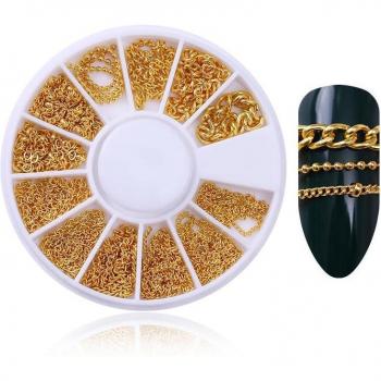 Accesorios de uñas con diamantes de imitación