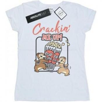 Blusa Disney Chip 'n Dale para Mujer con Texto “Crackin Me Up”