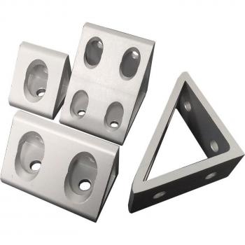 Triangular Corner Connector for 4040/4545/6060/8080/9090 Aluminum Profiles