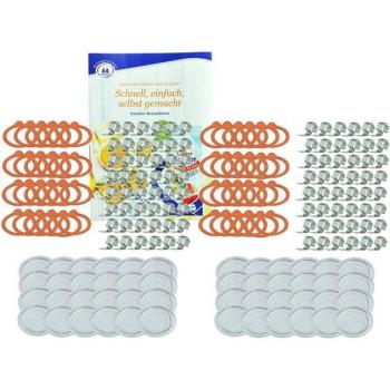 Bocaux Conserve-Vert – Coffret 48 couvercles transparents (WECK)