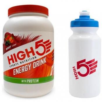 High5 1.6 kg Energy Drink with 4:1 Carbs-to-Protein, Berry, Electrolyte Recovery Formula