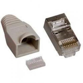 Vollständiger RJ45 Crimpstecker für Cat. 5e Verbindungen
