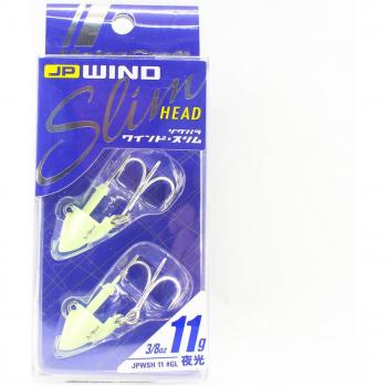 JPWSH‑3/8/GL 11 g WindSlim Jig Head – Major Craft (2449)