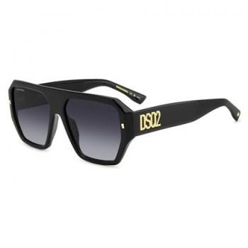 Dsquared2 Men's Stylish Sunglasses D2 0128/S, Black, 58 MM