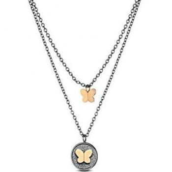 Collana OPS Glitter Coin Farfalla