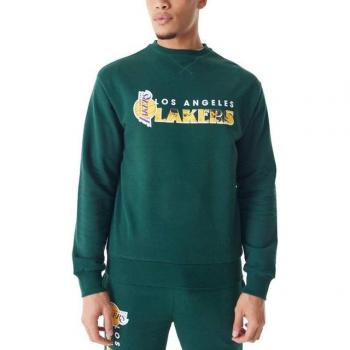 New Era Los Angeles Lakers Men's Sweatshirt Dark Green Large