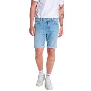 Replay Blaue Jeansshorts für Herren