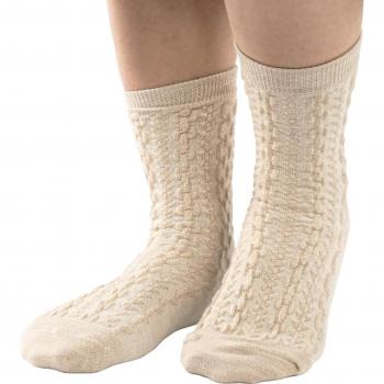 Inner Silk Double‑Knitted Wool Sock Set – SO7033 (Women’s 22.5–24.5 cm)