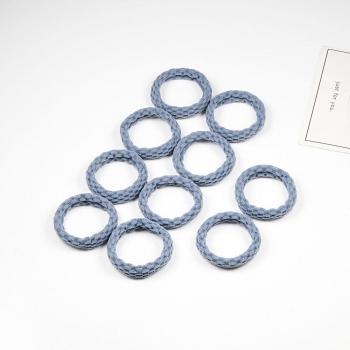 10pcs Simple Hair Accessories Rubber Bands