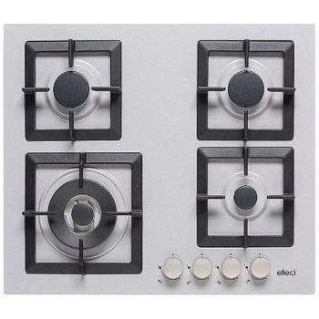 Poêle à gaz Elleci 60 M79 Aluminium 4 Foyers Intégrée