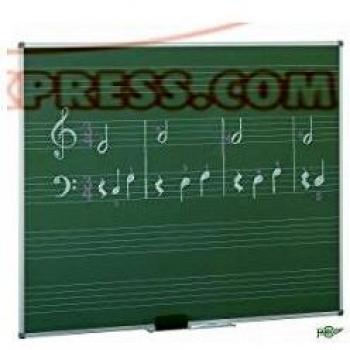Pizarra musical verde Faibo 122x150cm