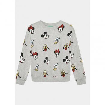 Graues Sweatshirt von United Colors Of Benetton mit Disney-Print