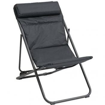 Silla Plegable de Jardín Jubba Antracita y Grafito