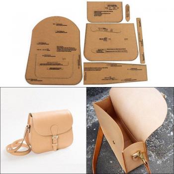 Crossbody Bag Leather Craft Pattern 28cm x 20cm