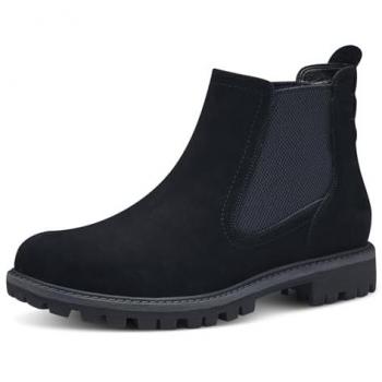 Chelseaboots TAMARIS Gr. 37, blau (navy) Damen Schuhe in derber Optik