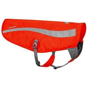 Ruffwear Sicherheitsjacke, Reflektierend, für große Hunde, Größe: L/XL, Blaze Orange
