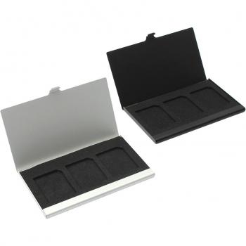 Étui de protection en aluminium pour cartes mémoire