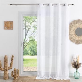 Voilage Tamisant Élégance – Blanc, 140x260 cm