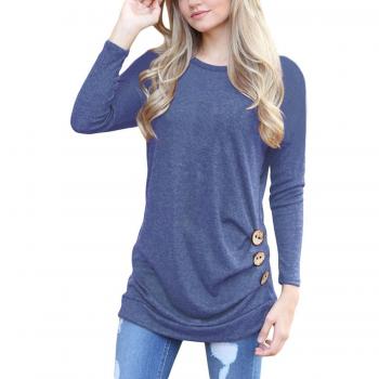 Hownew-X Damen Tops Blau Größe EU34-36/S