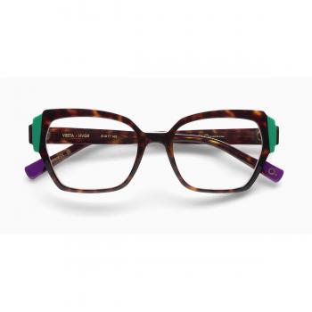 Óculos de Grau Tortoiseshell Etnia Barcelona Vesta HVGR Feminino