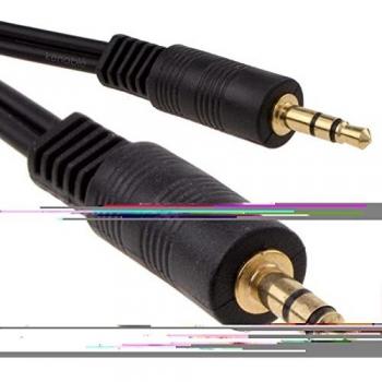 Kenable 3.5mm Stereo Jack to Jack Audio Cable Lead Gold 7.5m