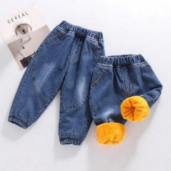 Vêtements d'hiver en denim pour enfants