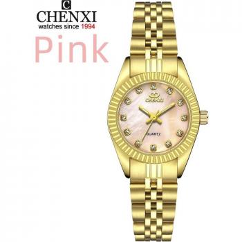 Reloj de cuarzo CHENXI de acero inoxidable