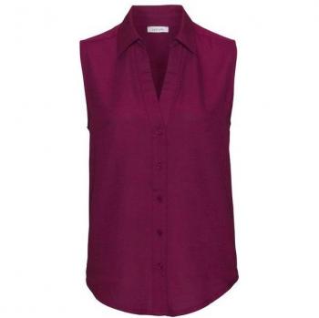 Damen Blusentop LASCANA, lila, Gr. 38